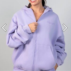 Women's Lavender Full-Zip Hoodie